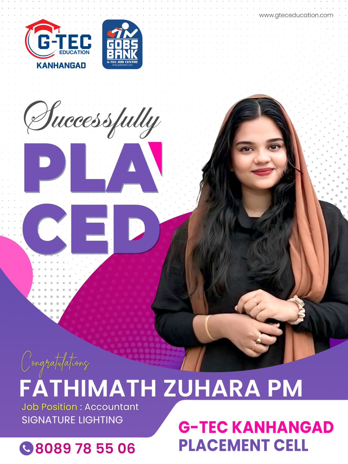GTEC Kanhangad Placement