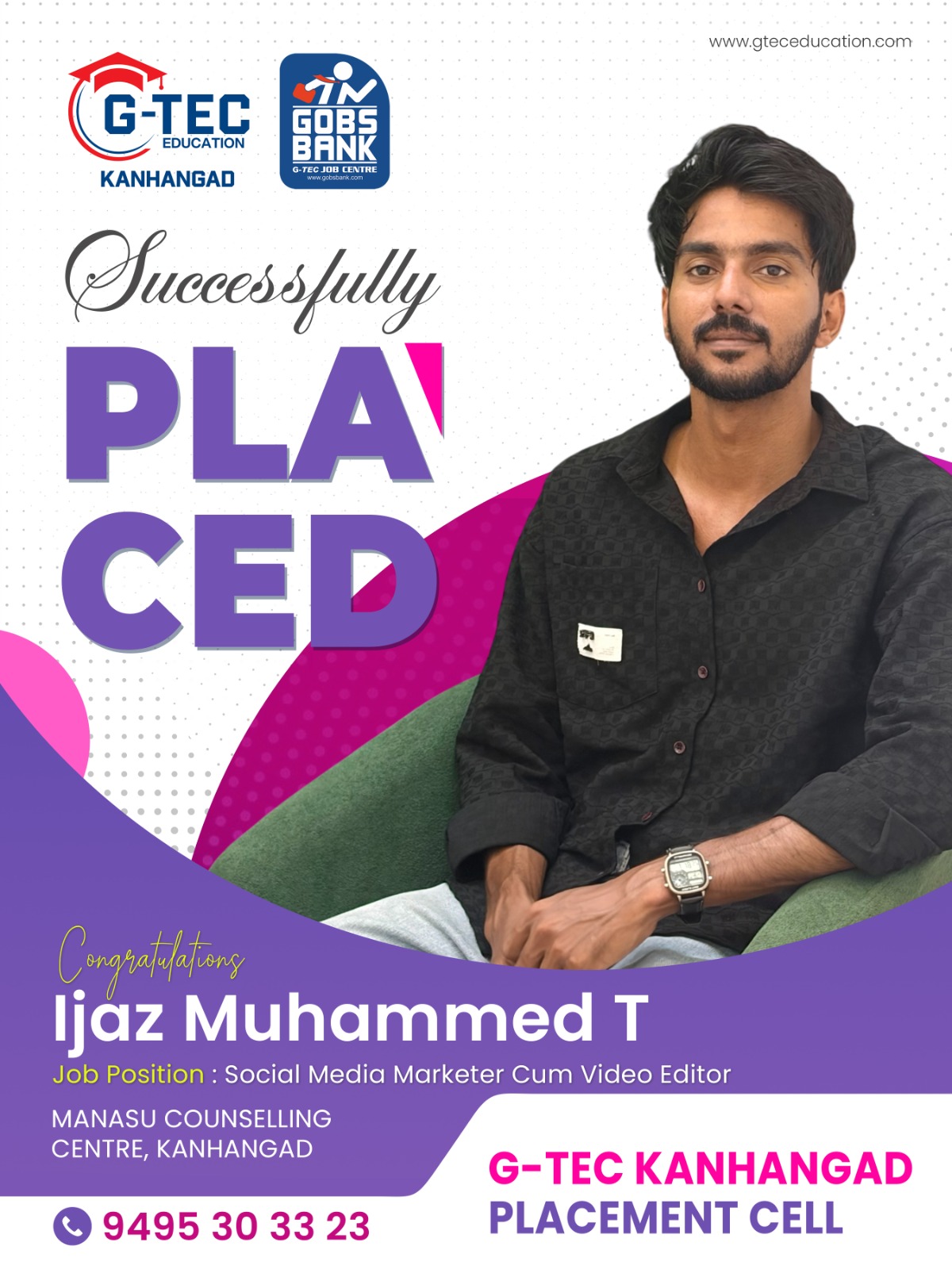 GTEC Kanhangad Placement