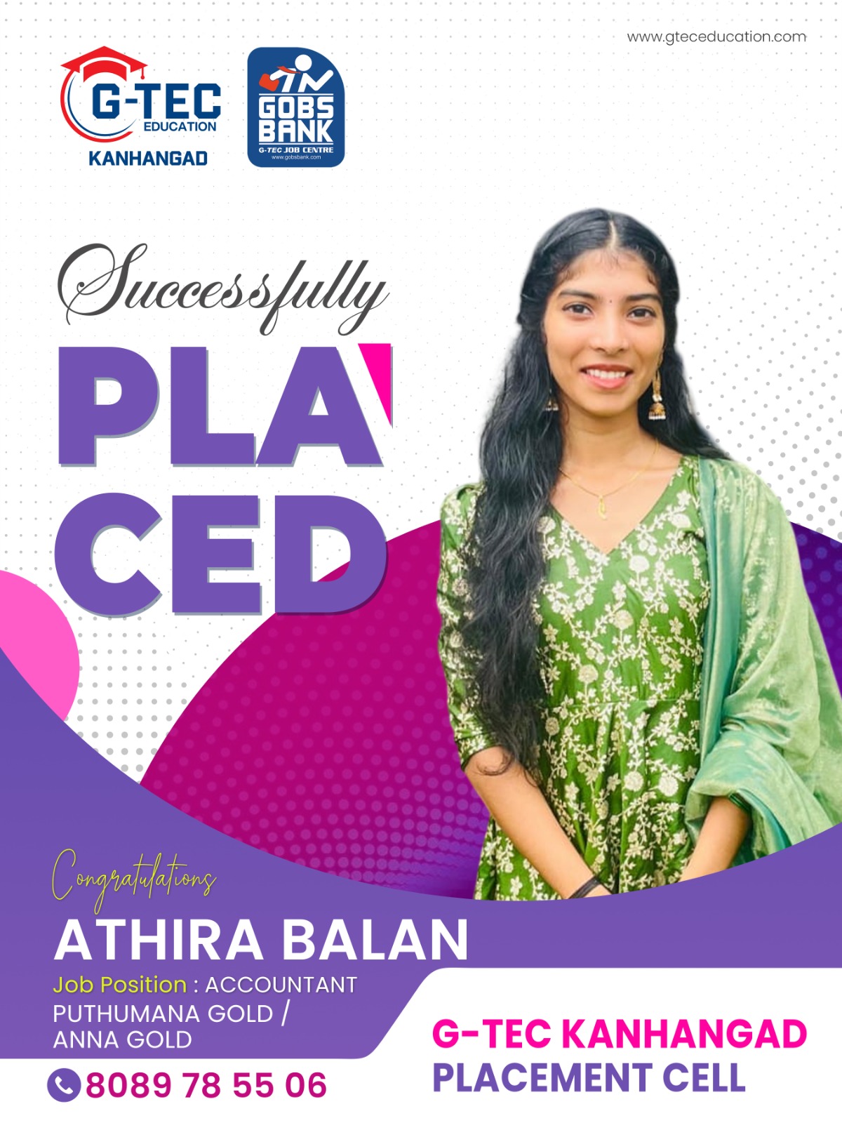 GTEC Kanhangad Placement