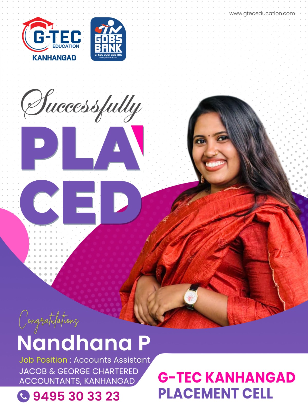 GTEC Kanhangad Placement