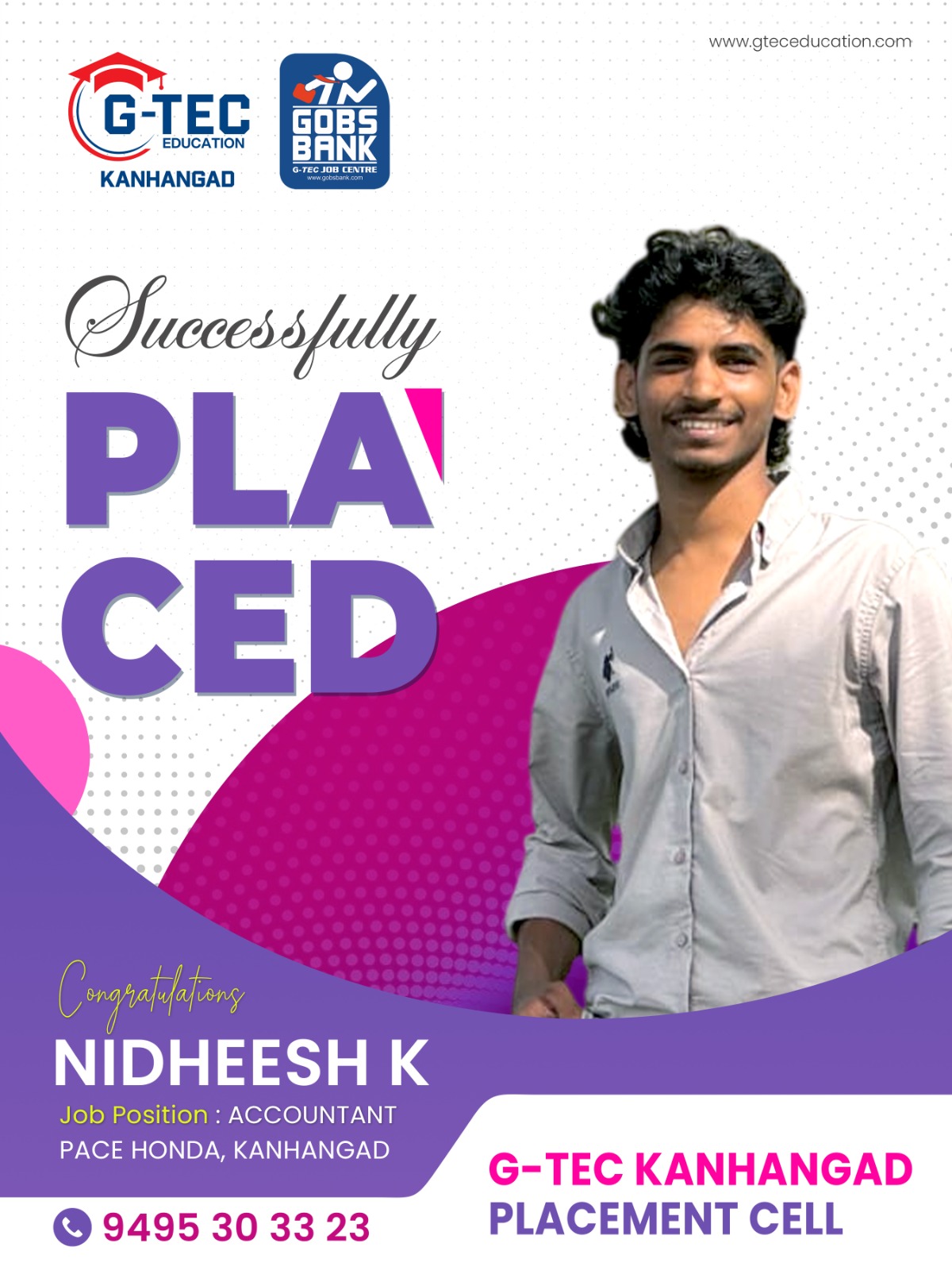 GTEC Kanhangad Placement
