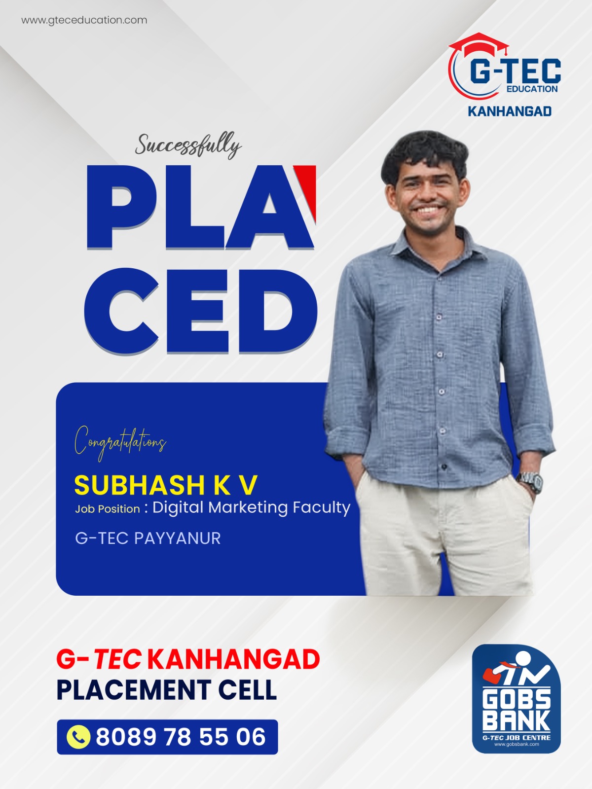 GTEC Kanhangad Placement